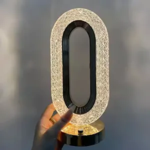 crystal lamp, table lamp. night lamp, study lamp, bedroom light, decoration lamp, gifting light item product, home light, emergency light