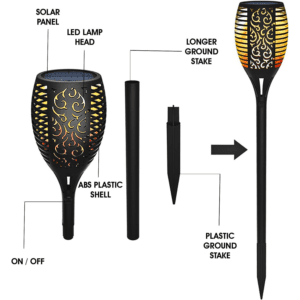 solar led light. flame light, torch light, marshal light, lamp pathway light, garden light, outdoor lamp, waterproof light, multi color light, decoration light, home light