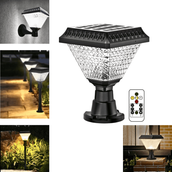 solar led light, gate light, pillar light , post lamp, ground light, multi color light, remote control light, outdoor light, waterproof light, home light, decoration light, wall light,