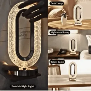 crystal lamp, table lamp. night lamp, study lamp, bedroom light, decoration lamp, gifting light item product, home light, emergency light