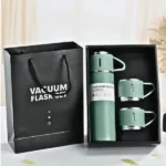 Pink 500 ml Vacuum Flask Set, Hot & Cold Bottle, Thermos Set For Best Gifting Ideas